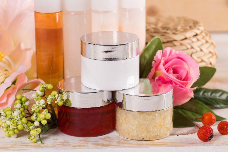 natural skincare products displayed with flowers a 2025 10 08 13 02 14 utc